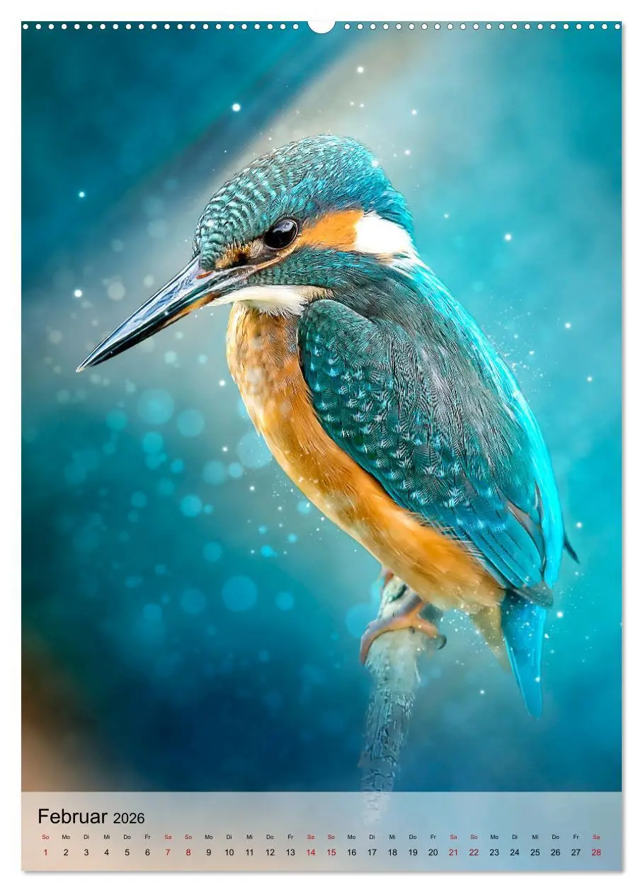 Bild: 9783516358582 | Schillernder Eisvogel (hochwertiger Premium Wandkalender 2026 DIN...