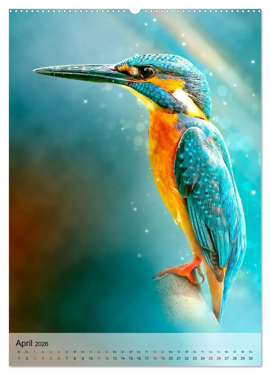 Bild: 9783516358582 | Schillernder Eisvogel (hochwertiger Premium Wandkalender 2026 DIN...