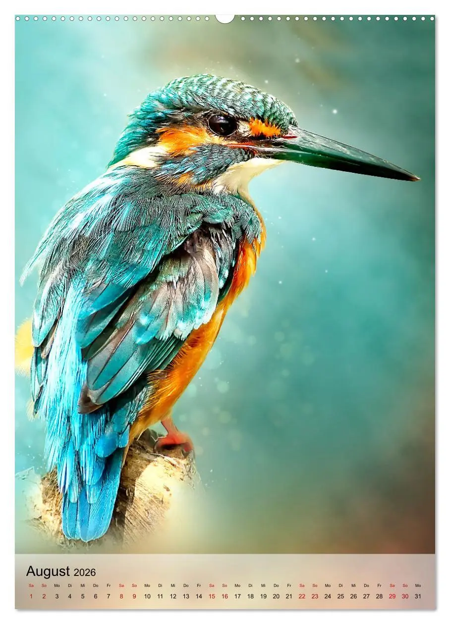Bild: 9783516358582 | Schillernder Eisvogel (hochwertiger Premium Wandkalender 2026 DIN...