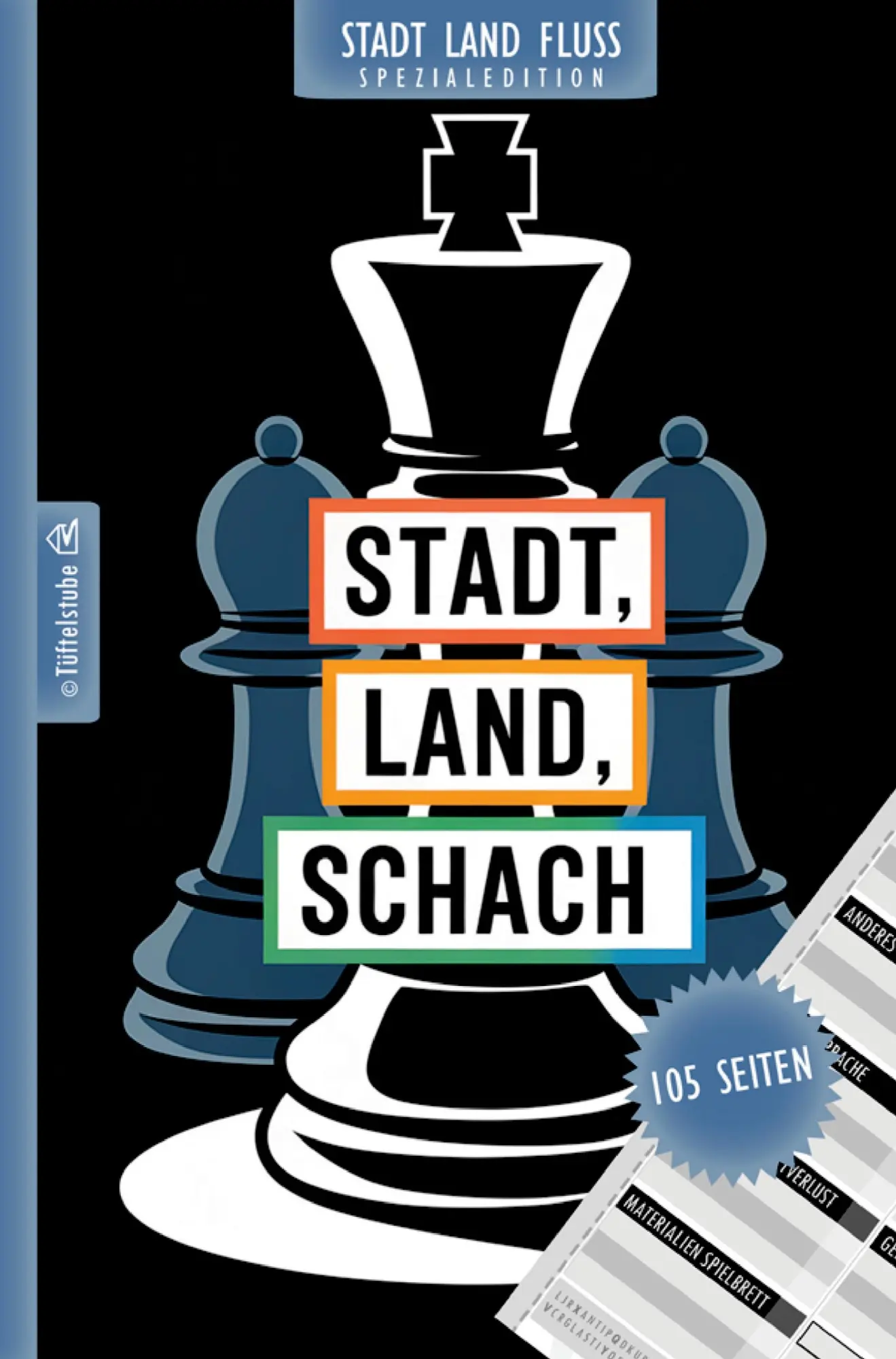Cover: 9783693198582 | Stadt, Land, Schach - 105 Seiten - Stadt-Land-Fluss-Spezialedition...