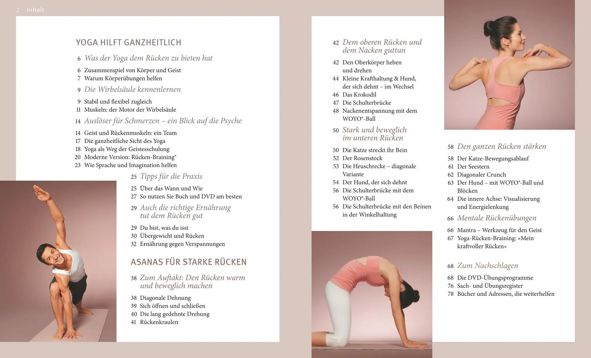Bild: 9783833848582 | Yoga für den Rücken (mit DVD) | Anna Trökes | Taschenbuch | 80 S.