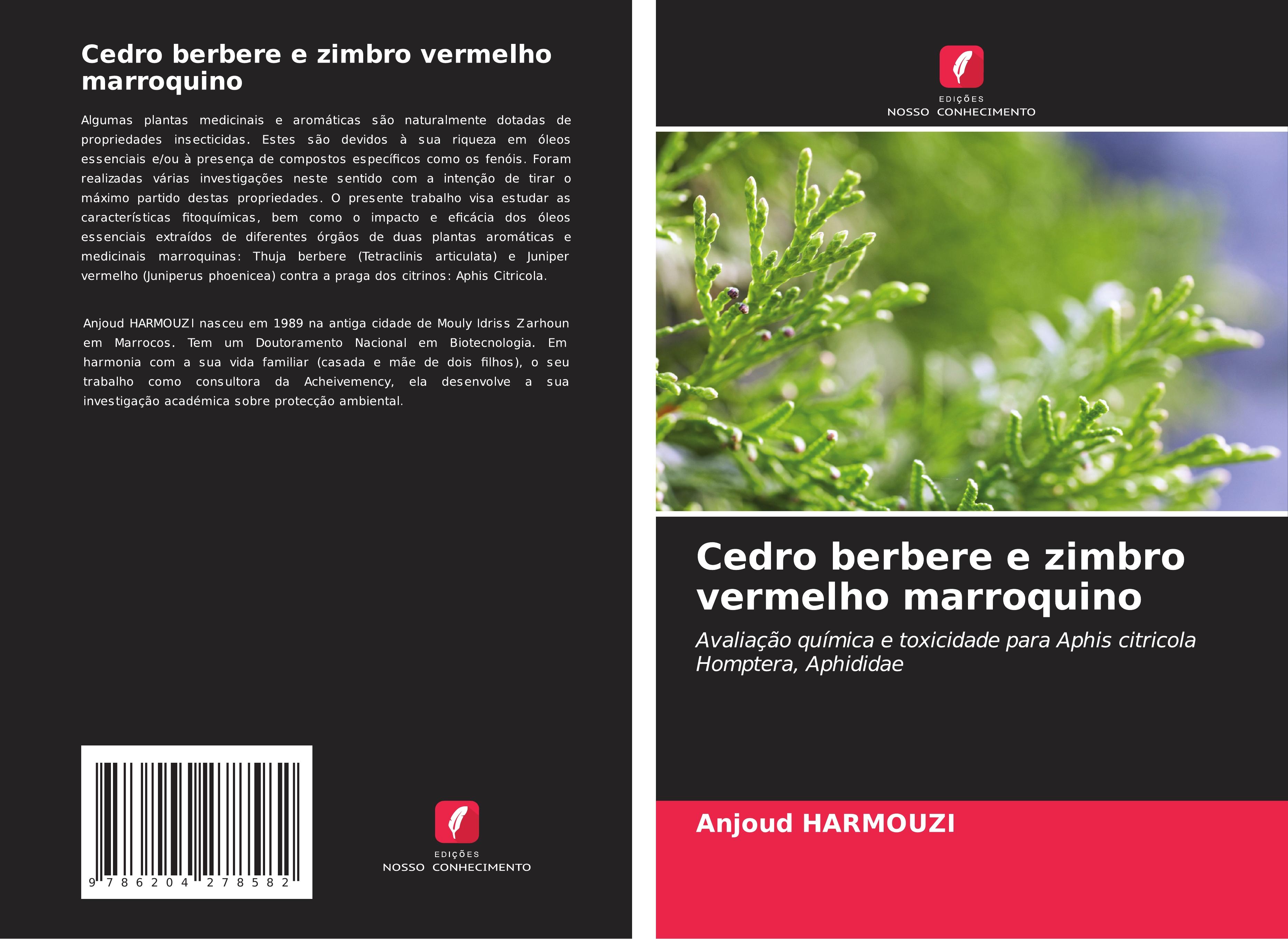 Cedro berbere e zimbro vermelho marroquino | Avaliação química e toxicidade para Aphis citricola Homptera, Aphididae | Anjoud Harmouzi | Taschenbuch | Paperback | Portugiesisch | 2021 - Harmouzi, Anjoud