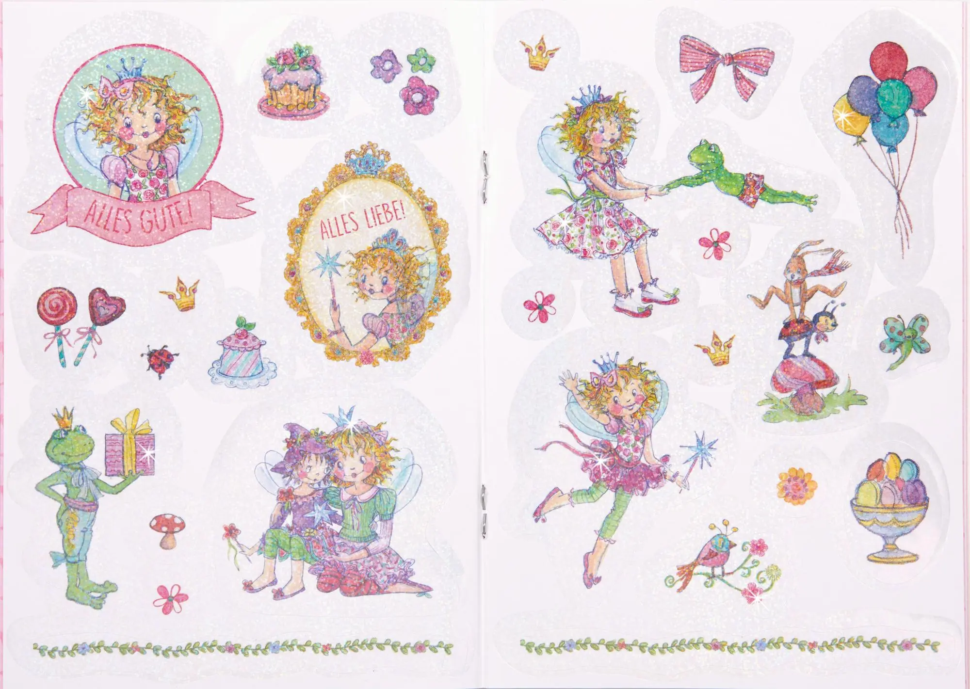 Bild: 4050003958682 | Glitzernde Lieblingssticker (Prinzessin Lillifee) | Finsterbusch