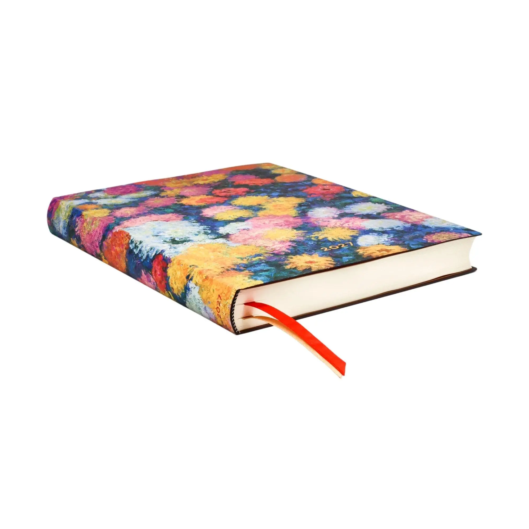 Bild: 9780349718682 | 12-Monatskalender 2027 Monets Chrysanthemen Ultra Tagesüberblick