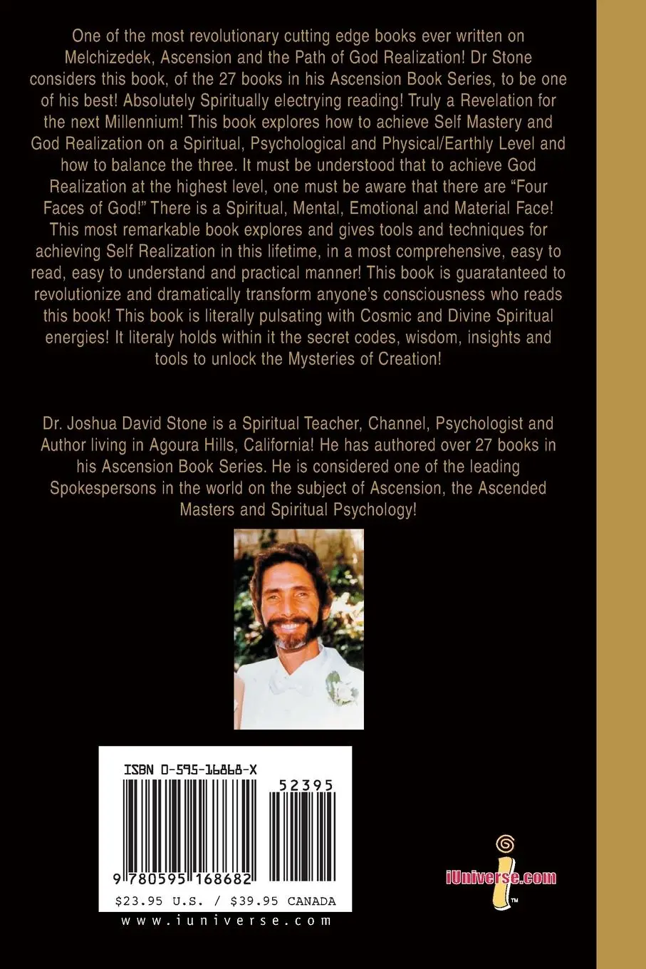 Rückseite: 9780595168682 | The Golden Book of Melchizedek | Joshua David Stone | Taschenbuch
