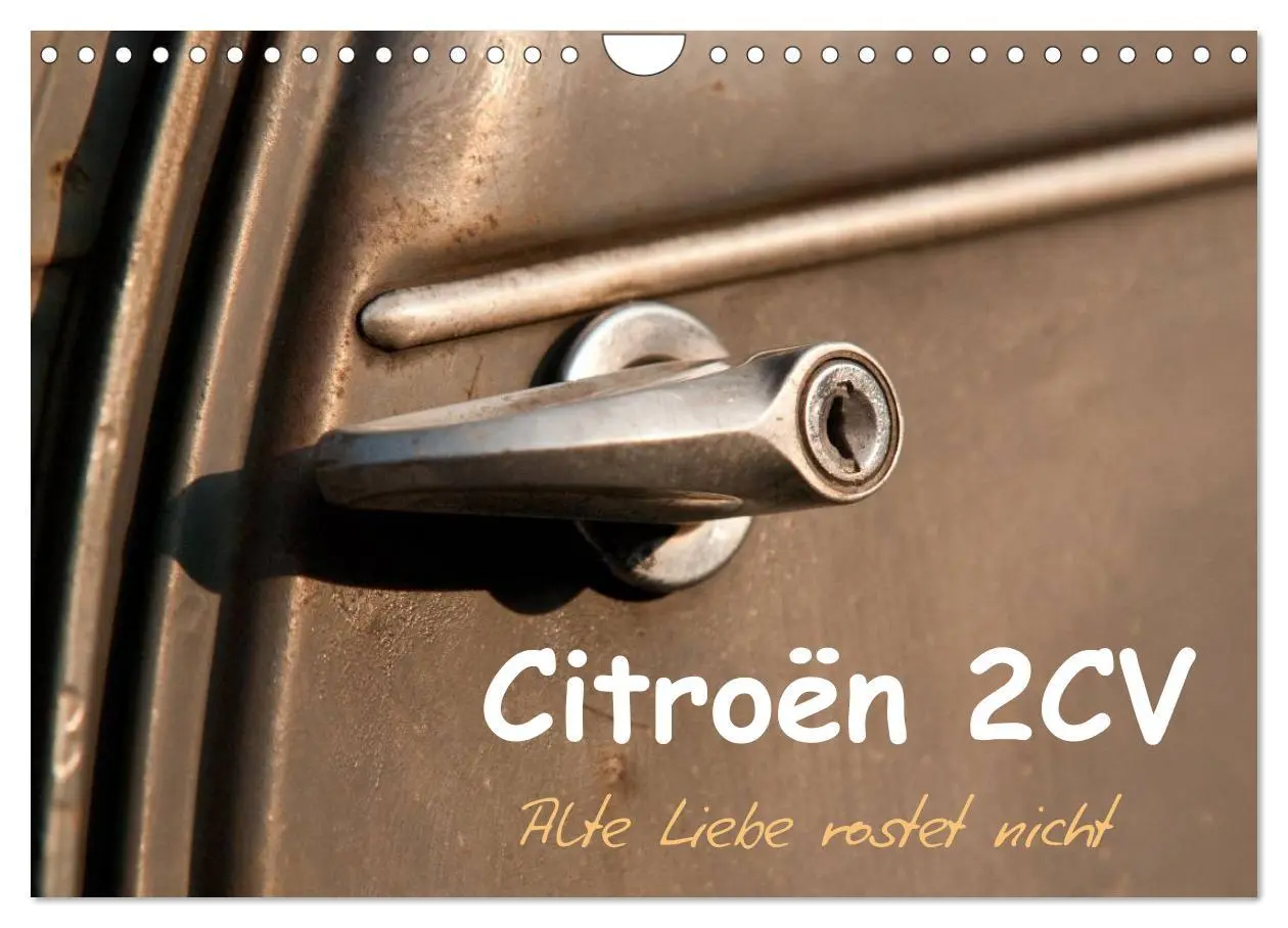 Cover: 9783516038682 | Citroën 2CV Alte Liebe rostet nicht (Wandkalender 2026 DIN A4...