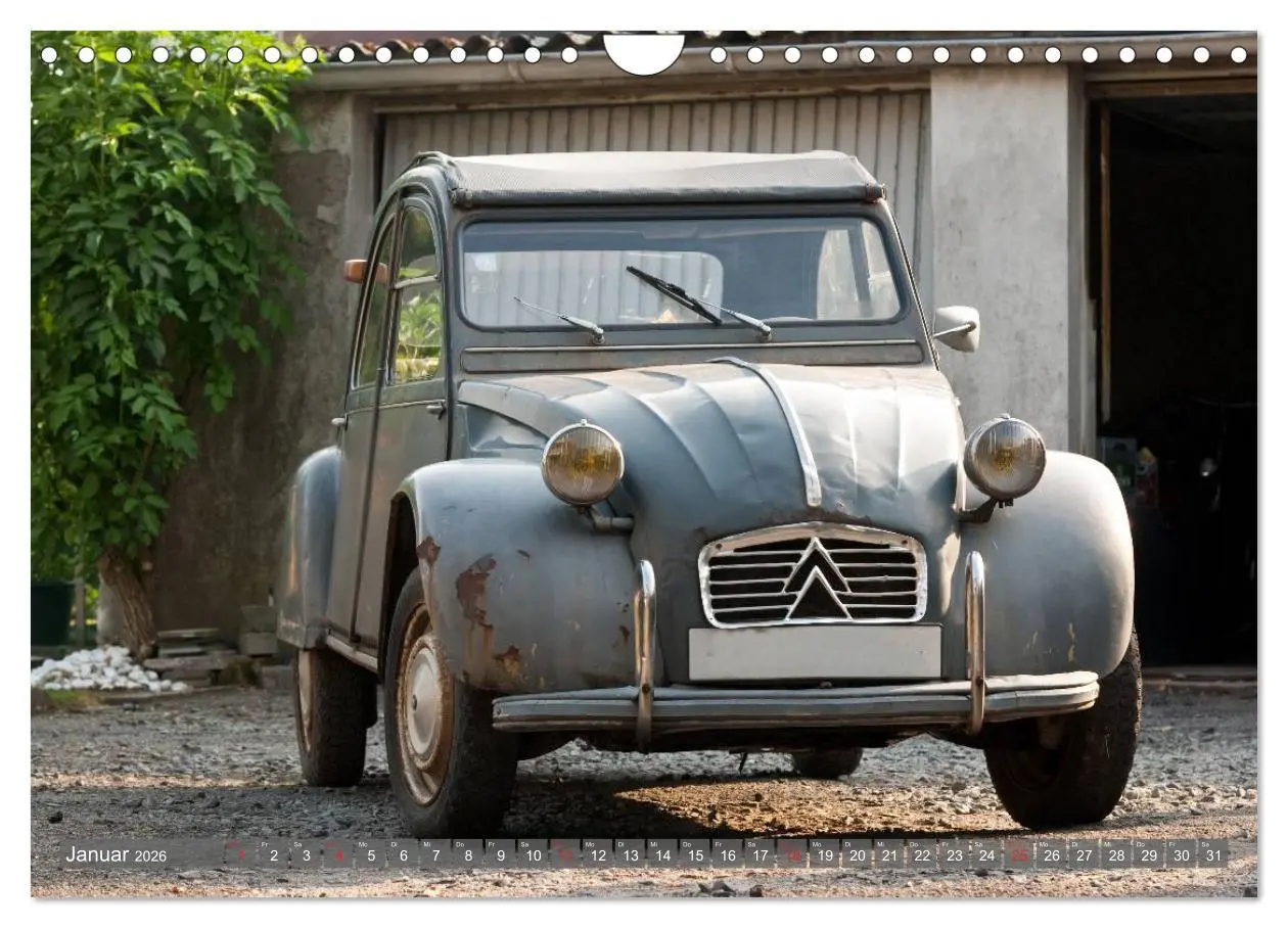 Bild: 9783516038682 | Citroën 2CV Alte Liebe rostet nicht (Wandkalender 2026 DIN A4...