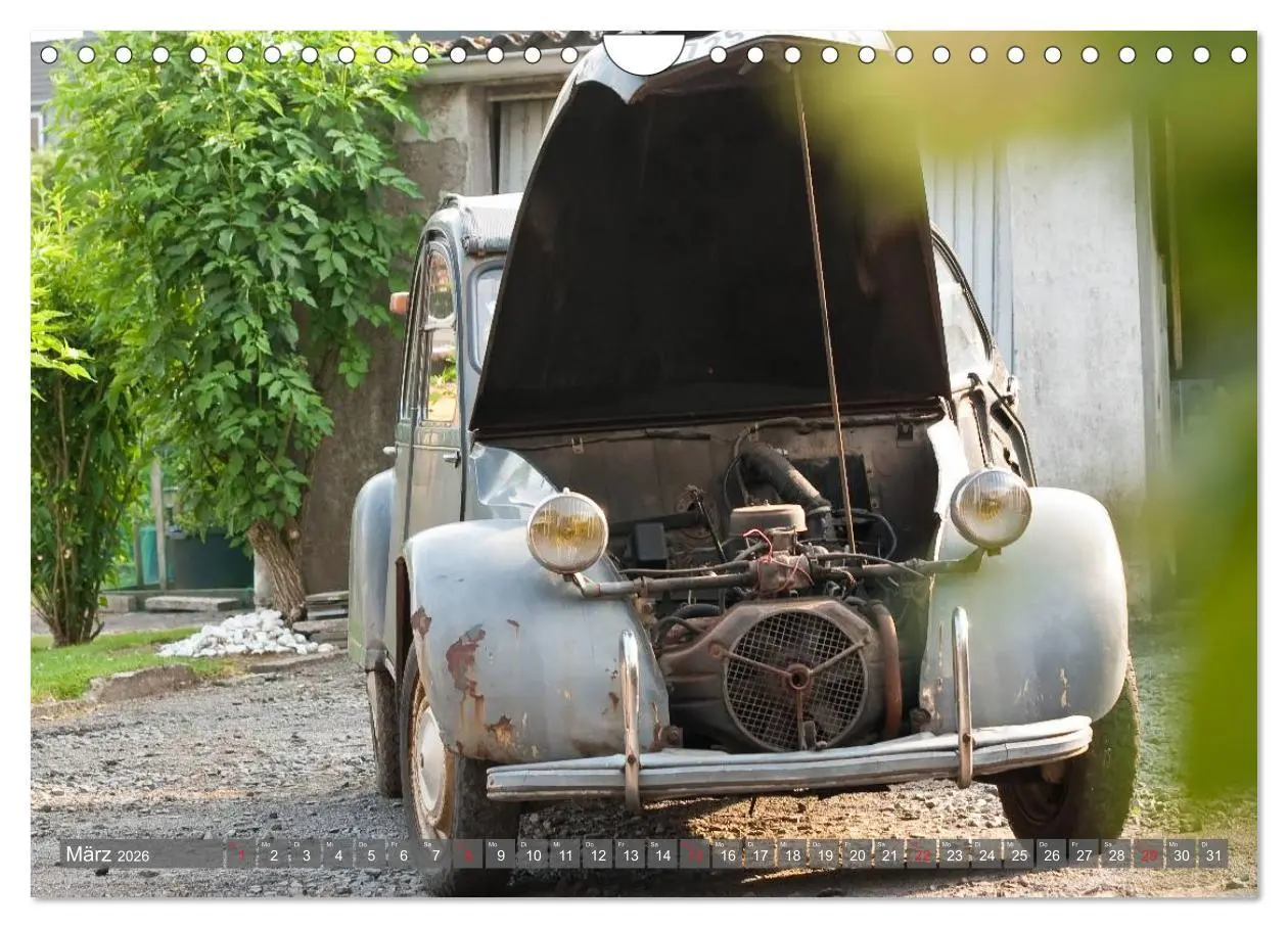 Bild: 9783516038682 | Citroën 2CV Alte Liebe rostet nicht (Wandkalender 2026 DIN A4...
