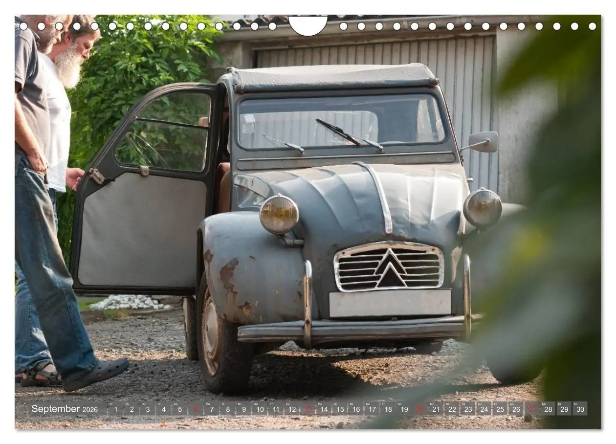 Bild: 9783516038682 | Citroën 2CV Alte Liebe rostet nicht (Wandkalender 2026 DIN A4...