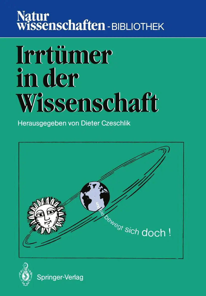 Cover: 9783540178682 | Irrtümer in der Wissenschaft | Dieter Czeschlik | Taschenbuch | viii