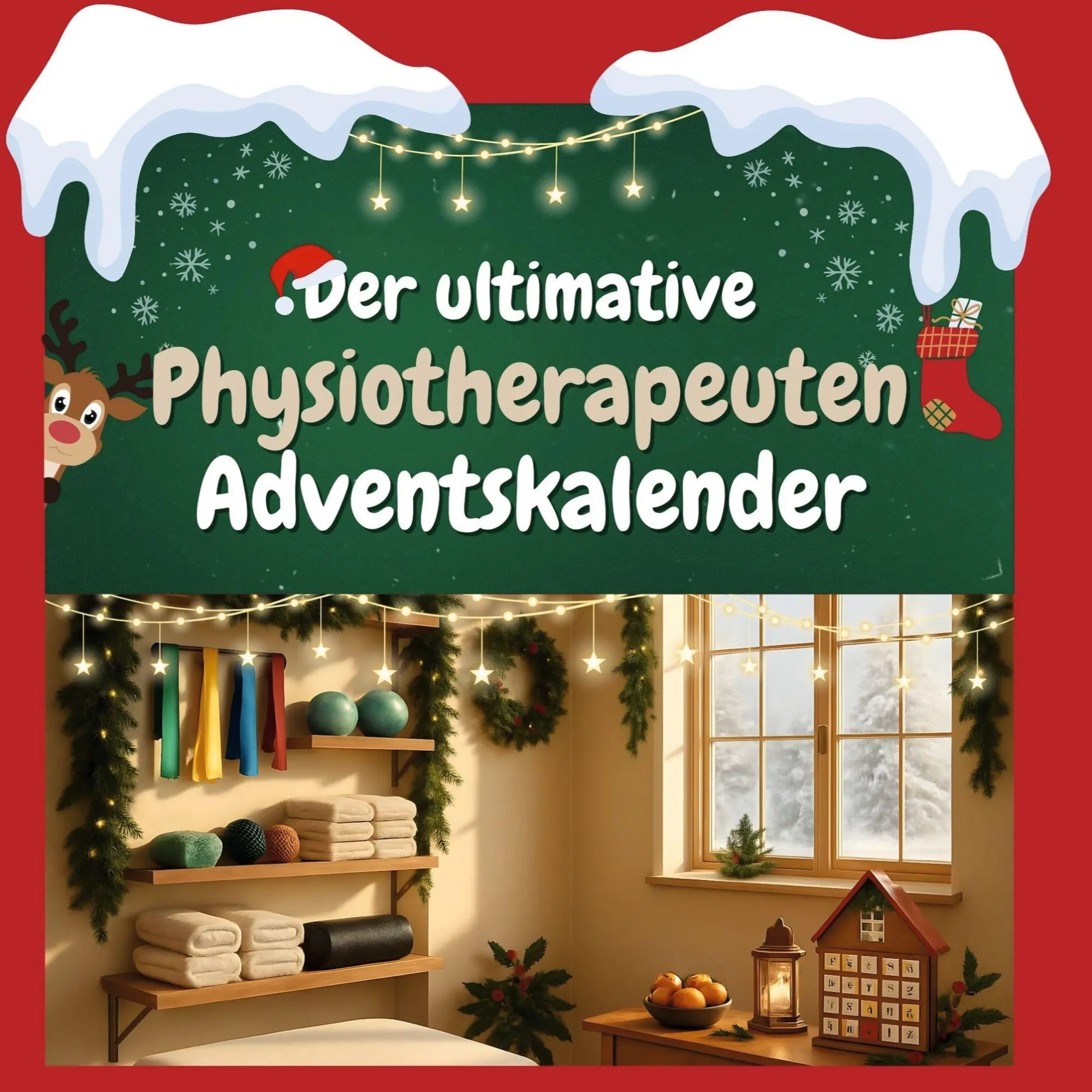 Cover: 9783695308682 | Der ultimative Physiotherapeuten-Adventskalender | Elias Lehmann