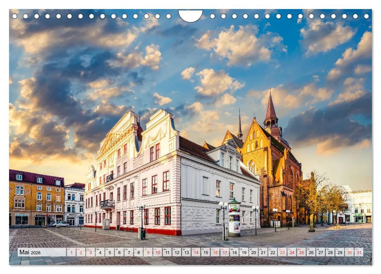 Bild: 9783457798782 | Güstrow Impressionen (Wandkalender 2026 DIN A4 quer), CALVENDO...