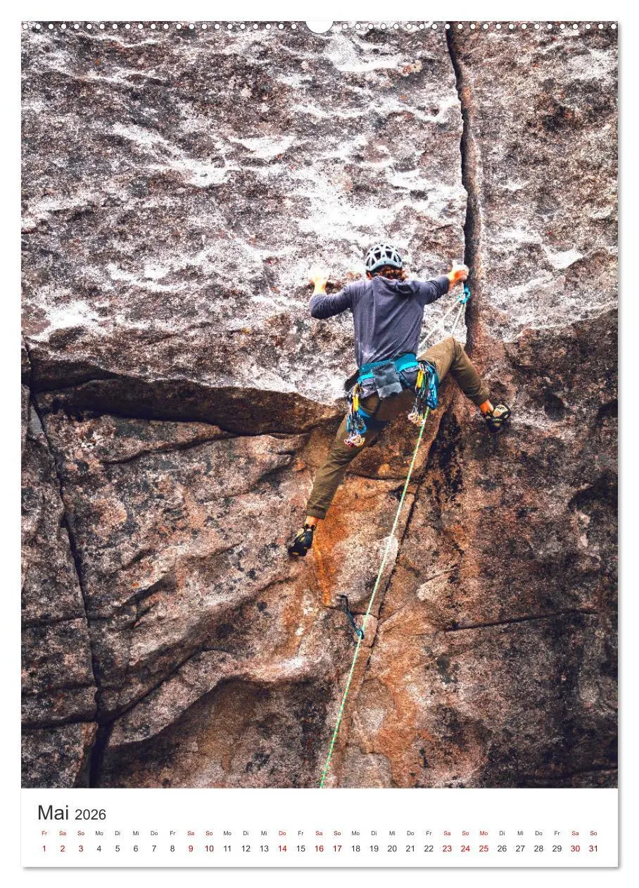 Bild: 9783516338782 | Klettern - Die Berge rufen. (Wandkalender 2026 DIN A2 hoch),...