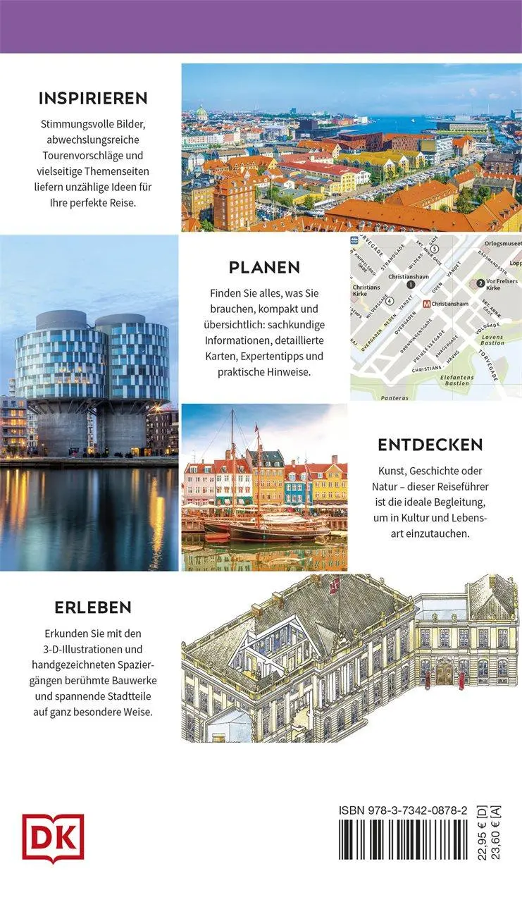 Rückseite: 9783734208782 | Vis-à-Vis Reiseführer Kopenhagen | Gabriele Rupp | Taschenbuch | 2025