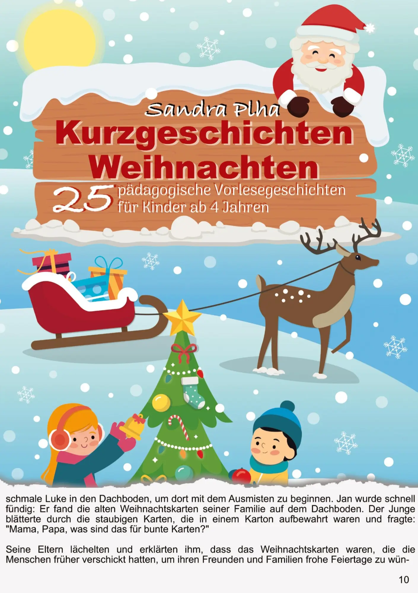 Cover: 9783384358882 | KitaFix-Kurzgeschichten Weihnachten | Sandra Plha | Taschenbuch | 2024