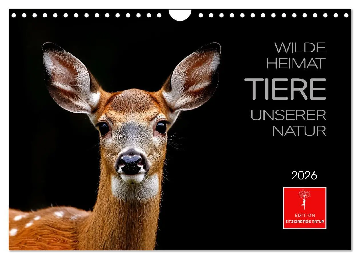 Cover: 9783457308882 | Wilde Heimat - Tiere unserer Natur (Wandkalender 2026 DIN A4 quer),...
