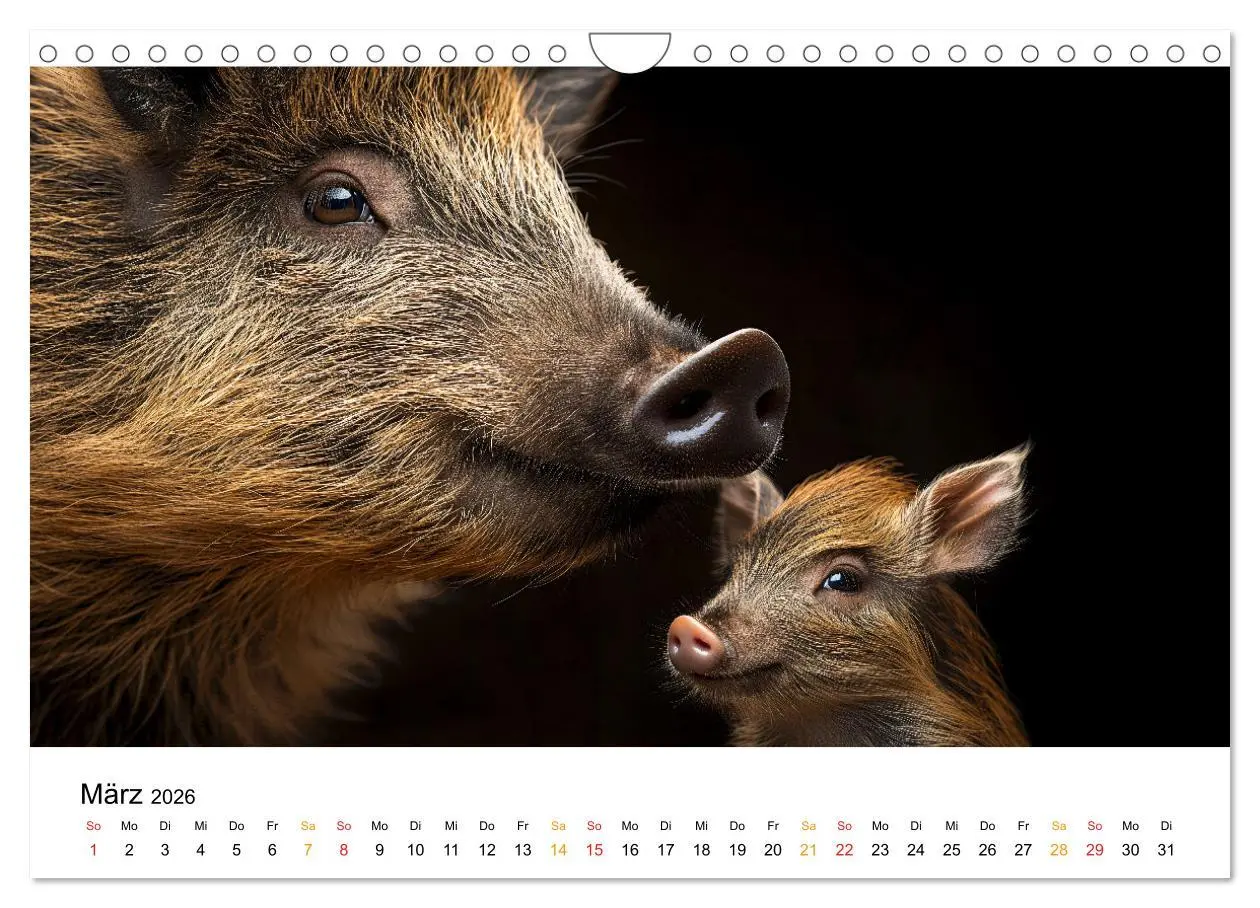 Bild: 9783457308882 | Wilde Heimat - Tiere unserer Natur (Wandkalender 2026 DIN A4 quer),...