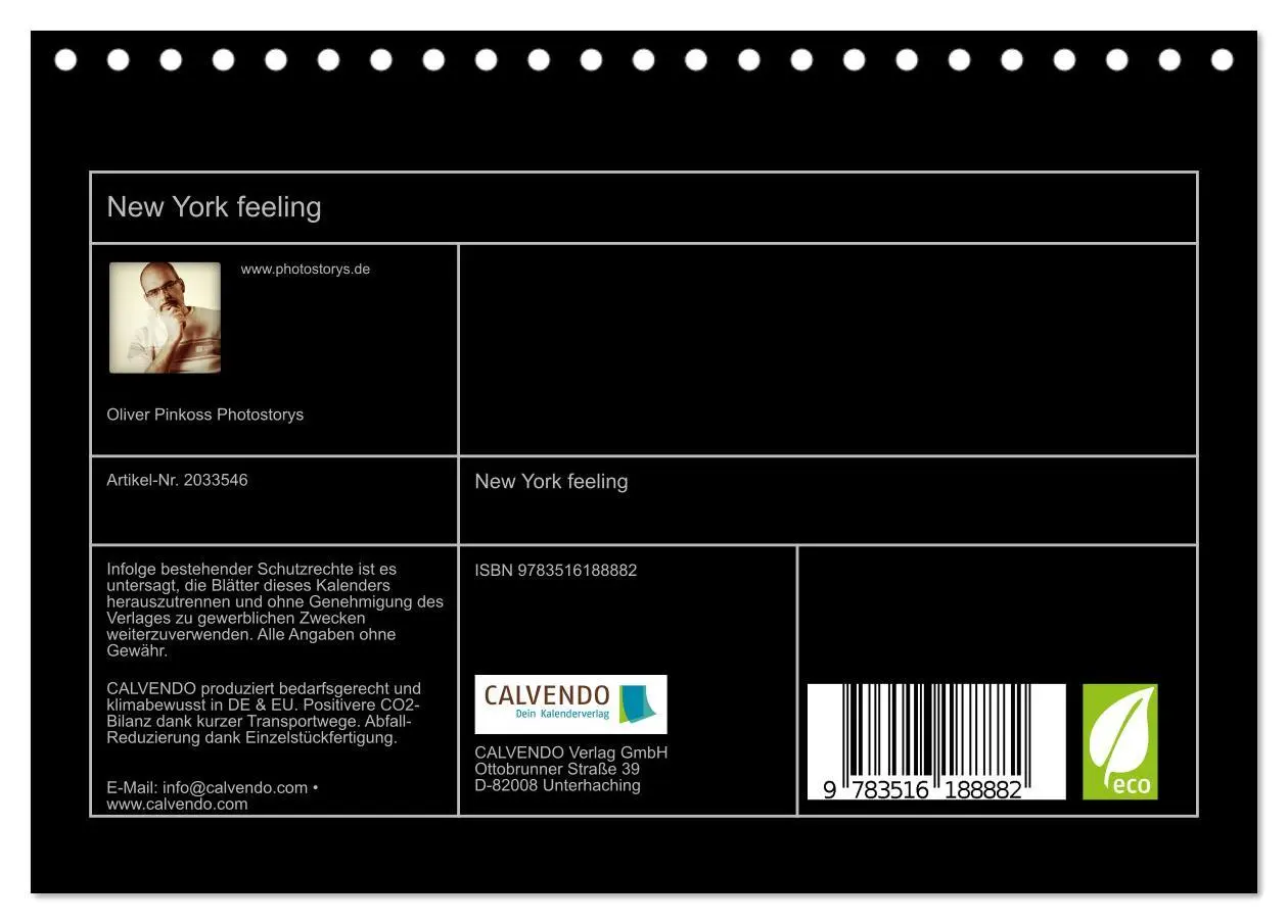 Bild: 9783516188882 | New York feeling (Tischkalender 2026 DIN A5 quer), CALVENDO...