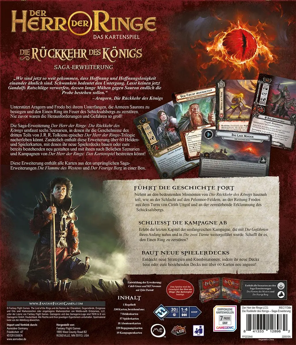 Bild: 841333128982 | Der Herr der Ringe Das Kartenspiel - Die Rückkehr des Königs | French