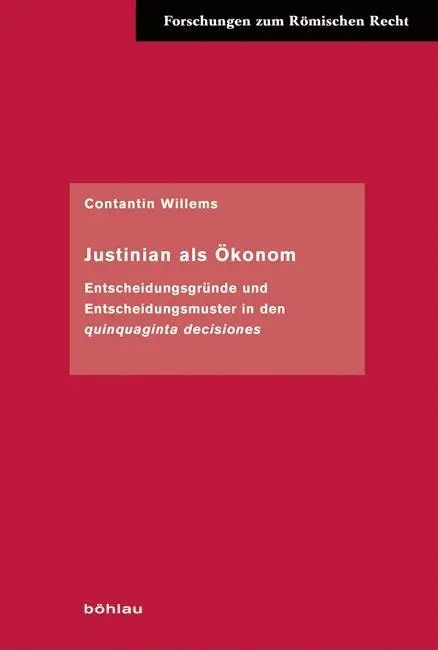 Cover: 9783412508982 | Justinian als Ökonom | Constantin Willems | Buch | 537 S. | Latein