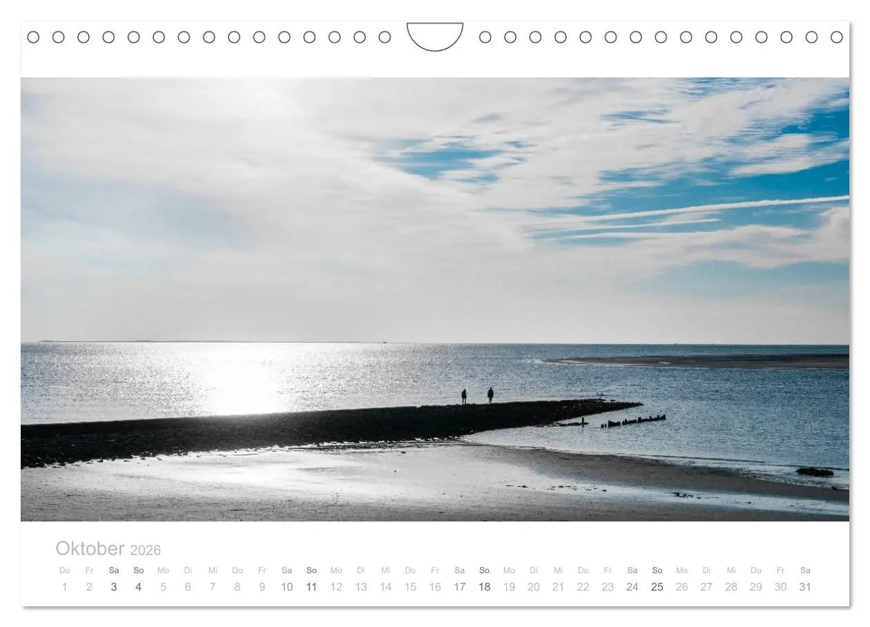 Bild: 9783516008982 | Einfach Borkum (Wandkalender 2026 DIN A4 quer), CALVENDO...