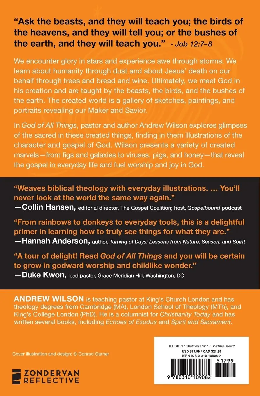 Rückseite: 9780310109082 | God of All Things | Rediscovering the Sacred in an Everyday World