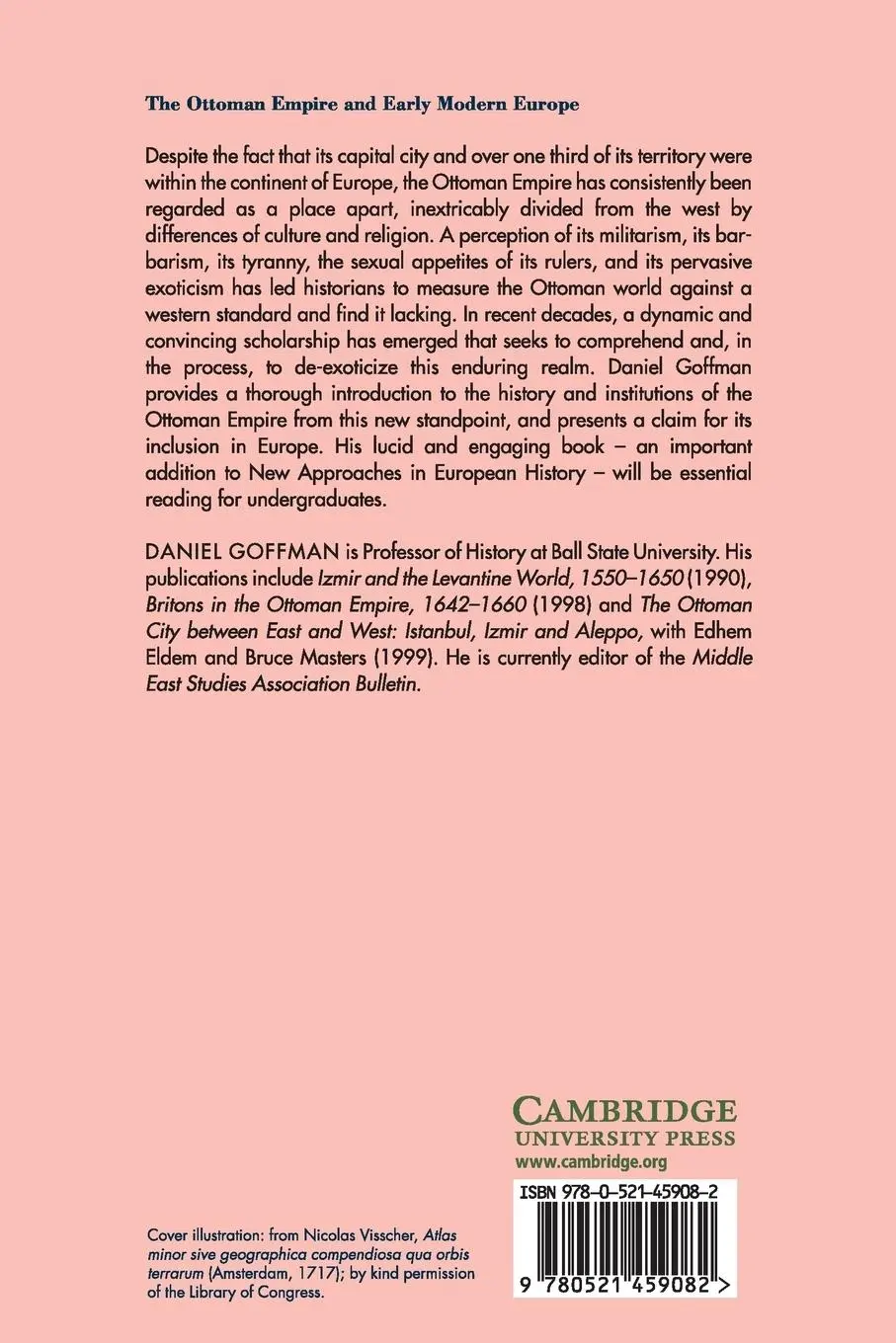 Rückseite: 9780521459082 | The Ottoman Empire and Early Modern Europe | Daniel Goffman | Buch