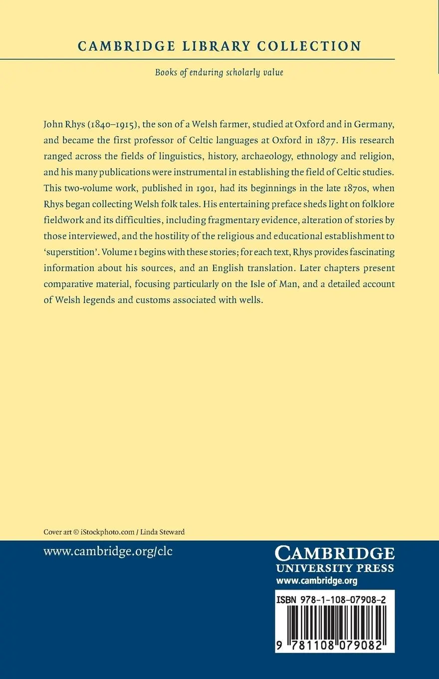 Rückseite: 9781108079082 | Celtic Folklore | John Rhys | Taschenbuch | Englisch | 2015