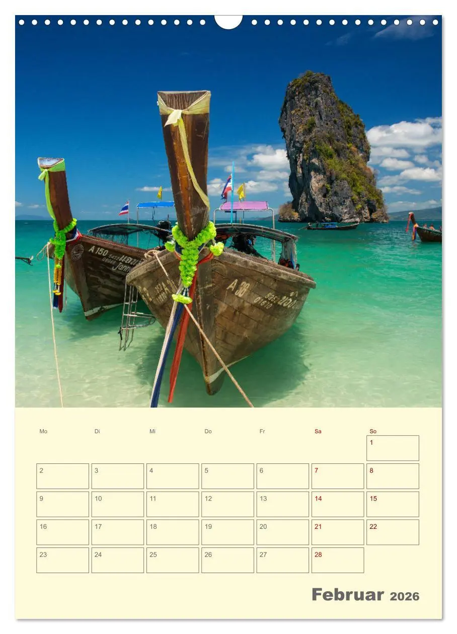 Bild: 9783516379082 | SÜDOSTASIEN - Mein URLAUBSPLANER (Wandkalender 2026 DIN A3 hoch),...