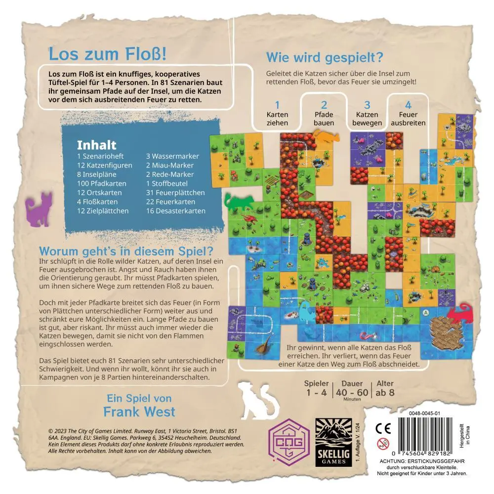 Bild: 745604829182 | Los zum Floß | Frank West | Spiel | 0048-0045-01 | Deutsch | 2024