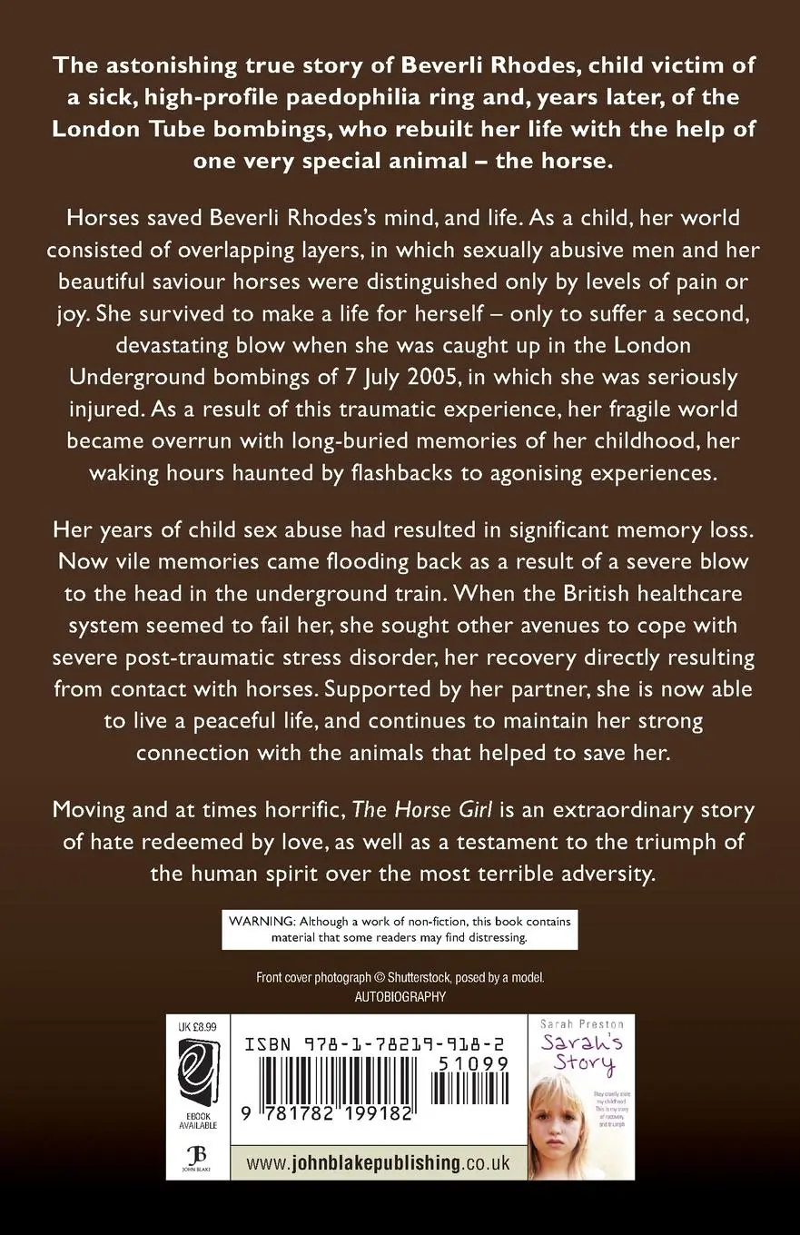 Rückseite: 9781782199182 | The Horse Girl - I survived abuse and a terrorist attack. This is...