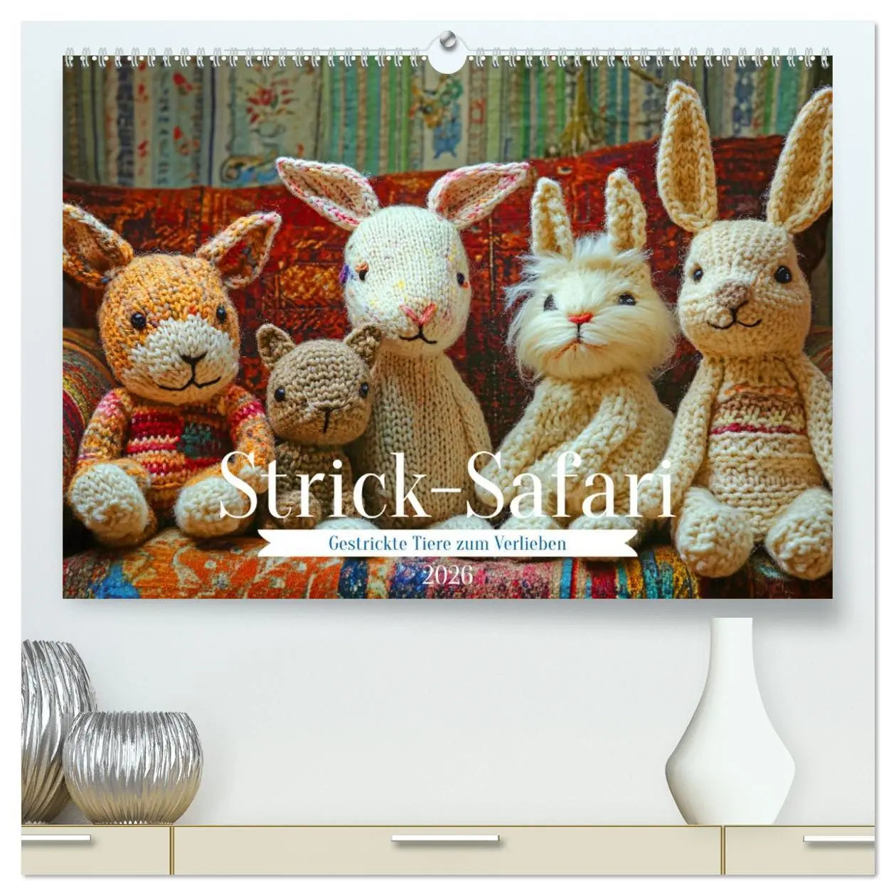 Cover: 9783457349182 | Strick-Safari - Gestrickte Tiere zum Verlieben (hochwertiger...
