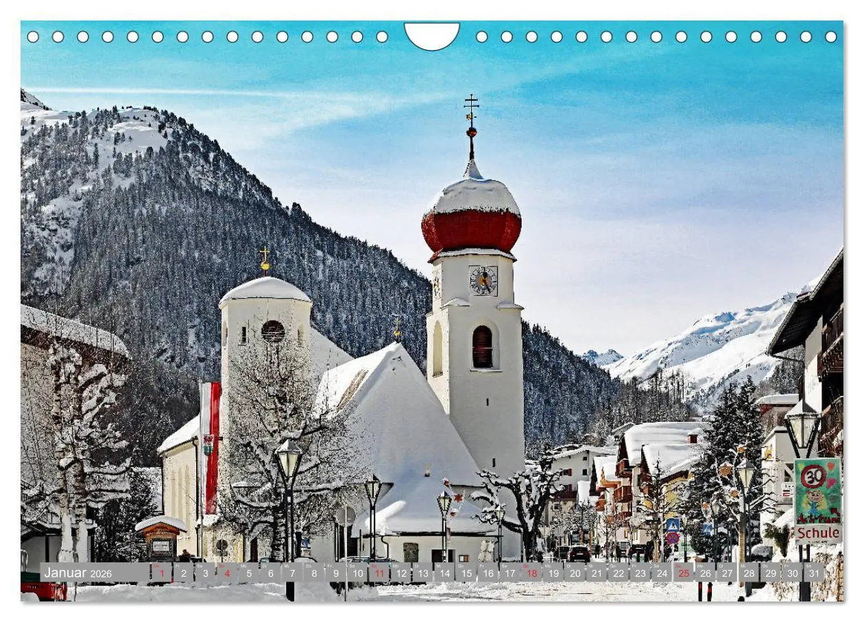 Bild: 9783457729182 | St. Anton am Arlberg (Wandkalender 2026 DIN A4 quer), CALVENDO...