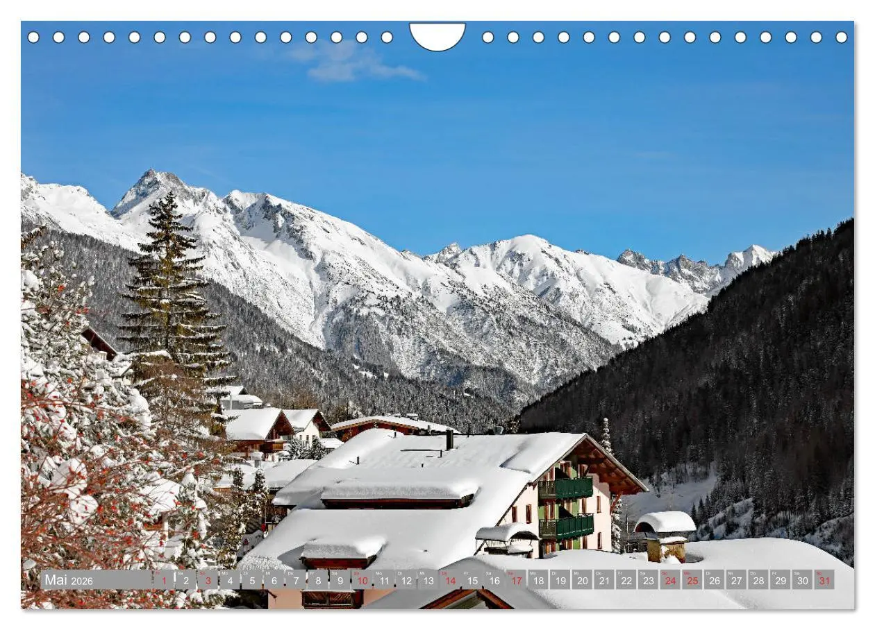 Bild: 9783457729182 | St. Anton am Arlberg (Wandkalender 2026 DIN A4 quer), CALVENDO...