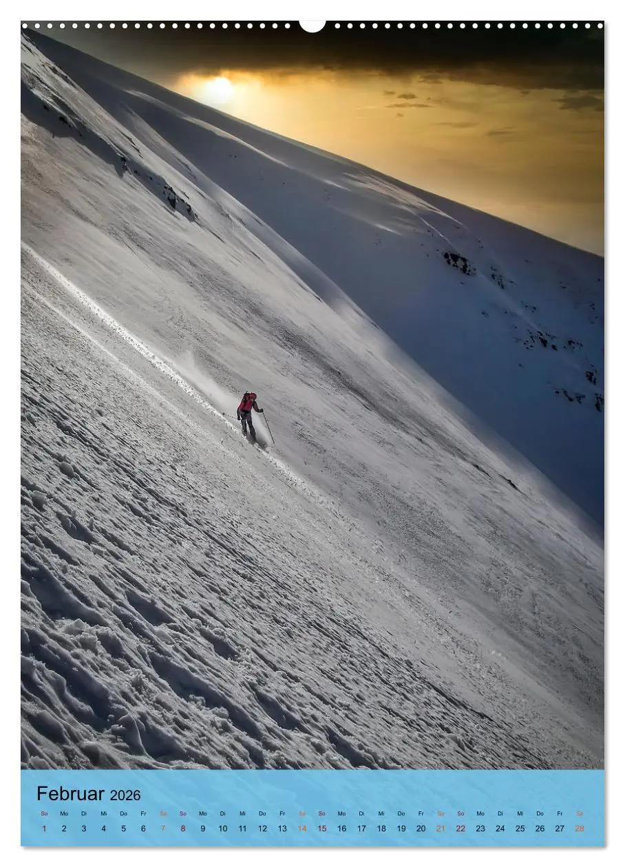 Bild: 9783516369182 | Endlich wieder Skifahren (Wandkalender 2026 DIN A2 hoch), CALVENDO...