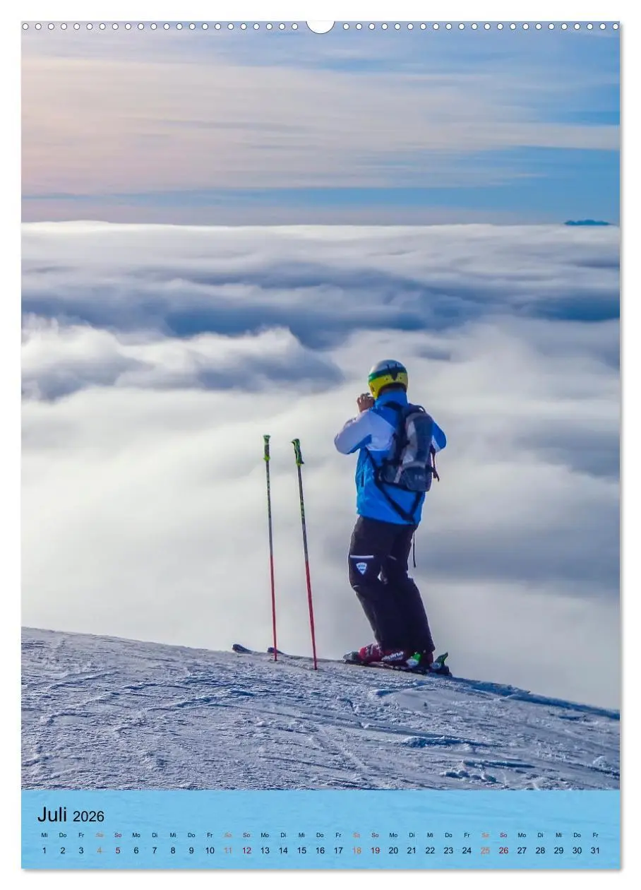 Bild: 9783516369182 | Endlich wieder Skifahren (Wandkalender 2026 DIN A2 hoch), CALVENDO...