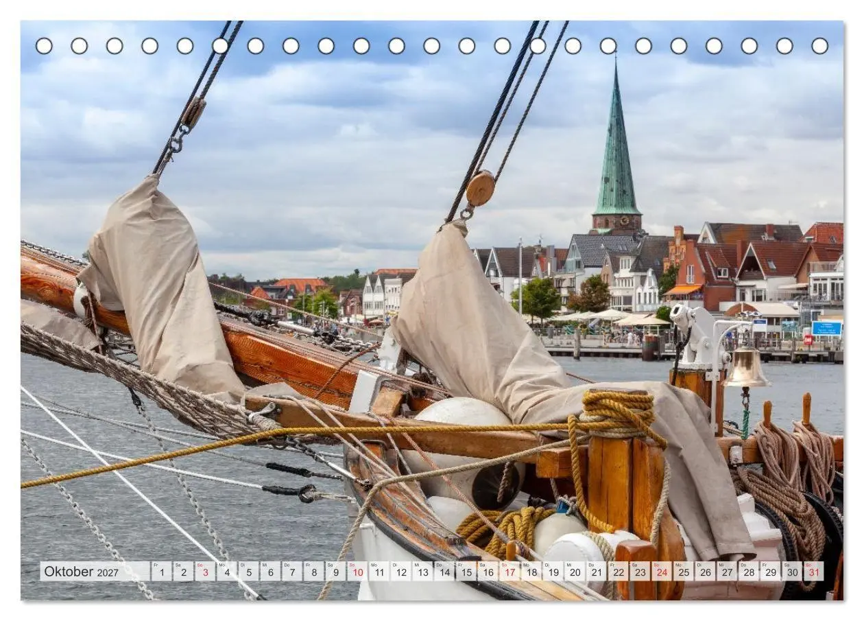Bild: 9783516819182 | Unterwegs in Schleswig-Holstein (Tischkalender 2027 DIN A5 quer),...