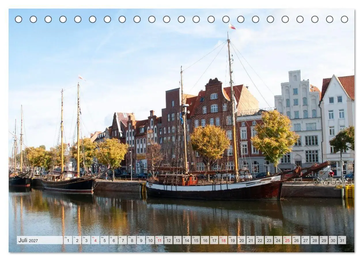 Bild: 9783516819182 | Unterwegs in Schleswig-Holstein (Tischkalender 2027 DIN A5 quer),...