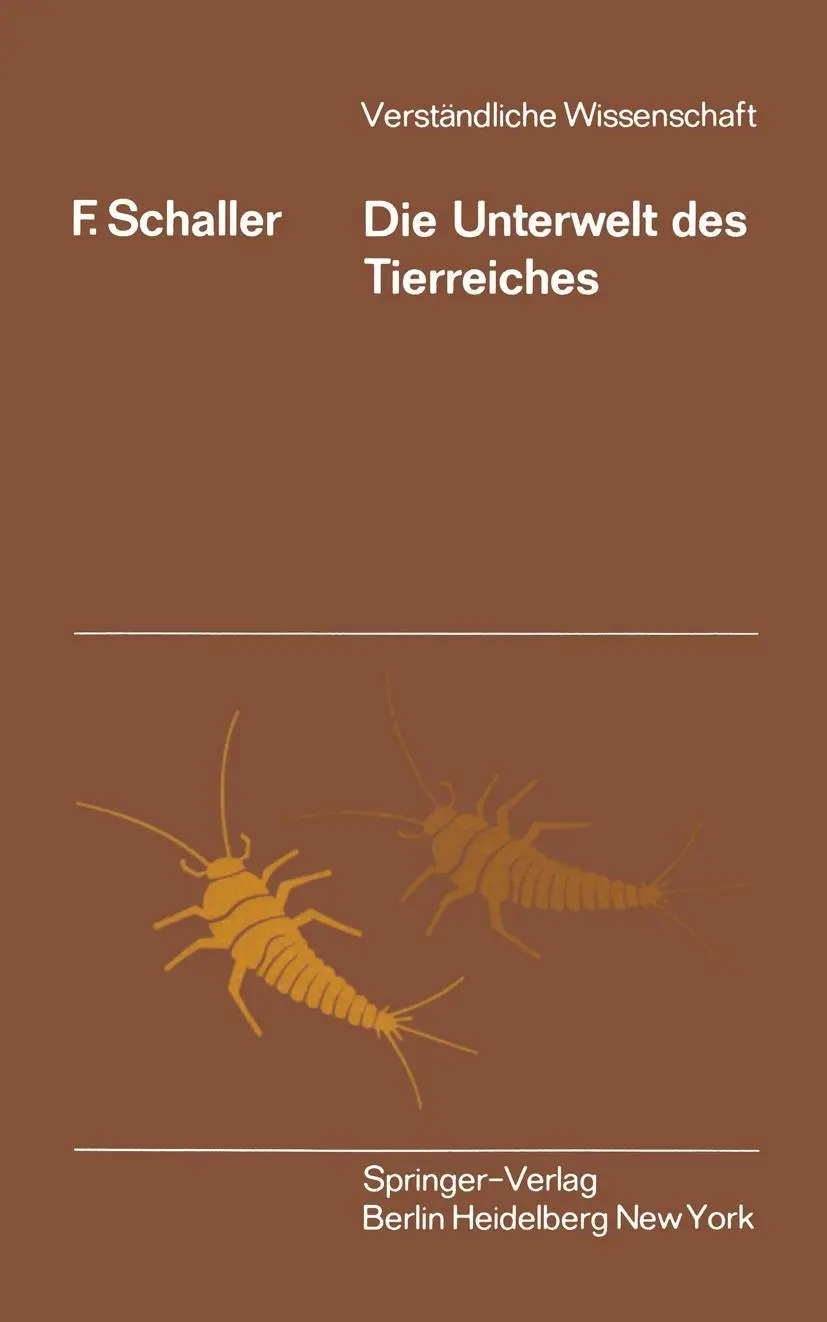 Cover: 9783540029182 | Die Unterwelt des Tierreiches | Kleine Biologie der Bodentiere | Buch