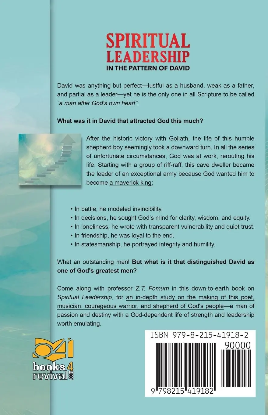 Rückseite: 9798215419182 | Spiritual Leadership in The Pattern of David | Zacharias Tanee Fomum
