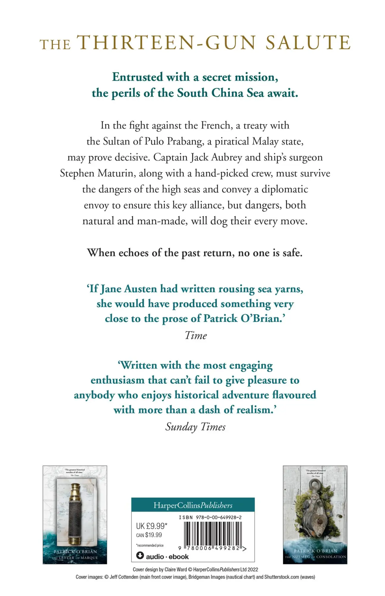 Rückseite: 9780006499282 | The Thirteen-Gun Salute | Patrick O'Brian | Taschenbuch | Englisch
