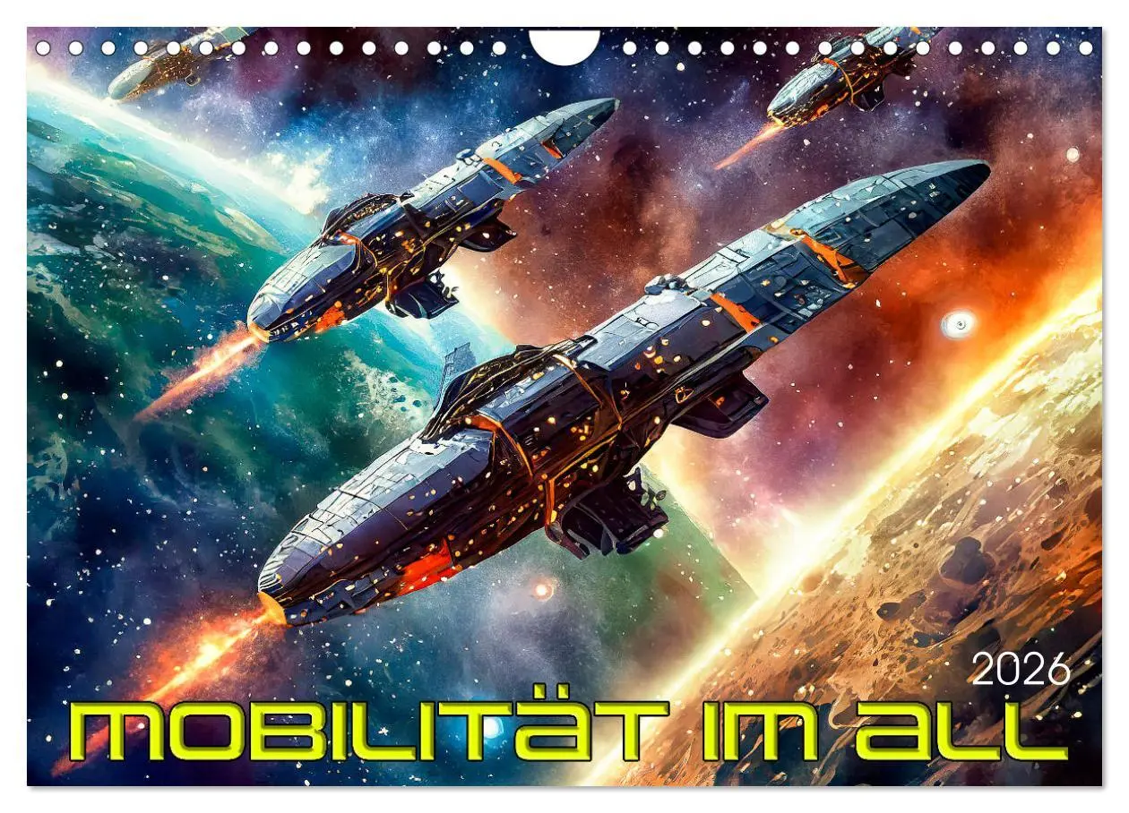 Cover: 9783457339282 | Mobilität im All (Wandkalender 2026 DIN A4 quer), CALVENDO...