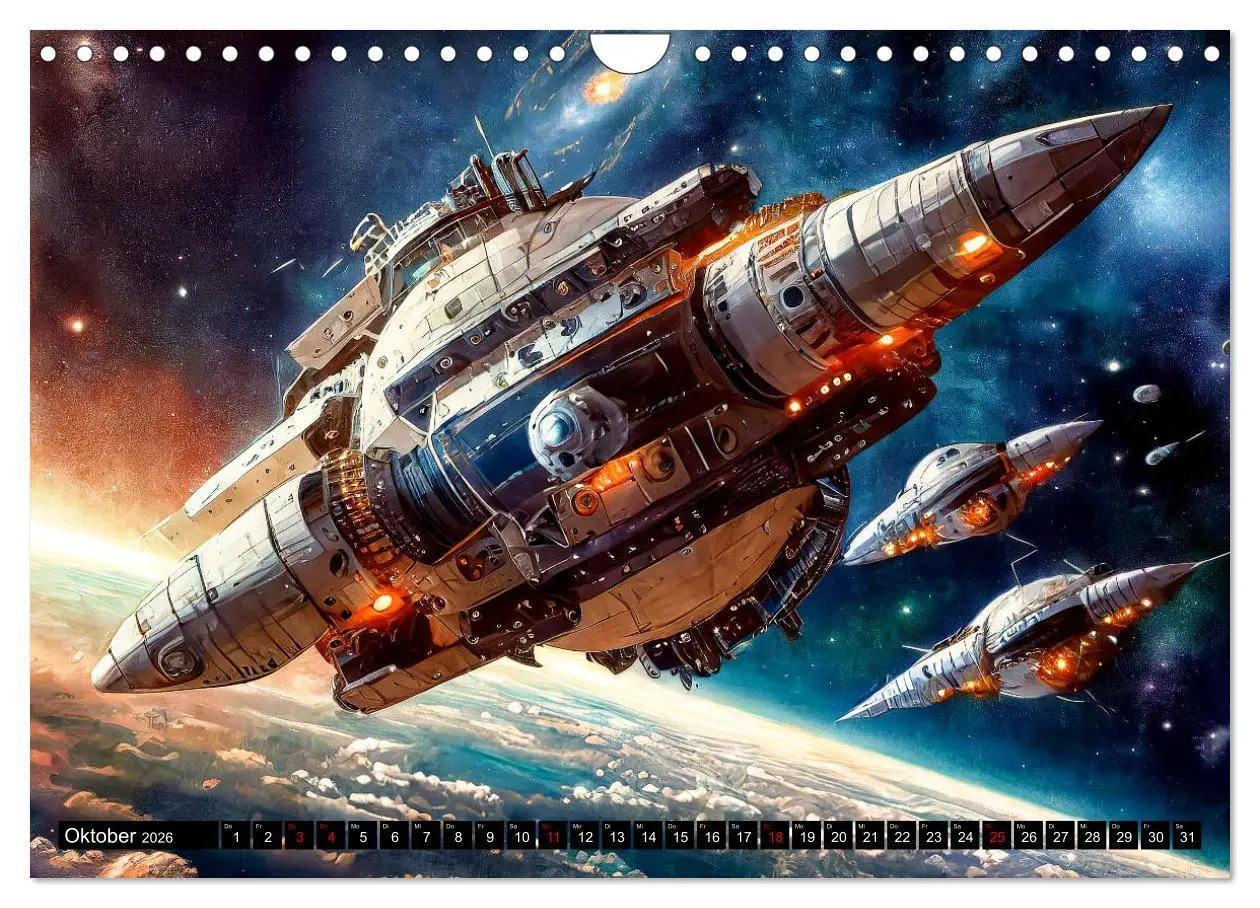 Bild: 9783457339282 | Mobilität im All (Wandkalender 2026 DIN A4 quer), CALVENDO...