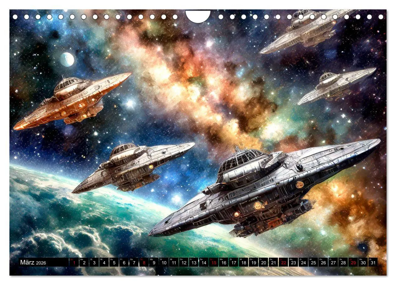 Bild: 9783457339282 | Mobilität im All (Wandkalender 2026 DIN A4 quer), CALVENDO...