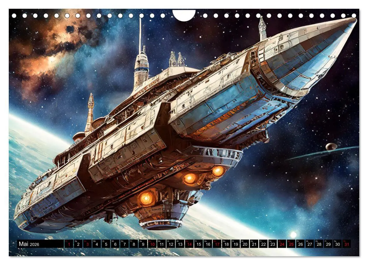 Bild: 9783457339282 | Mobilität im All (Wandkalender 2026 DIN A4 quer), CALVENDO...
