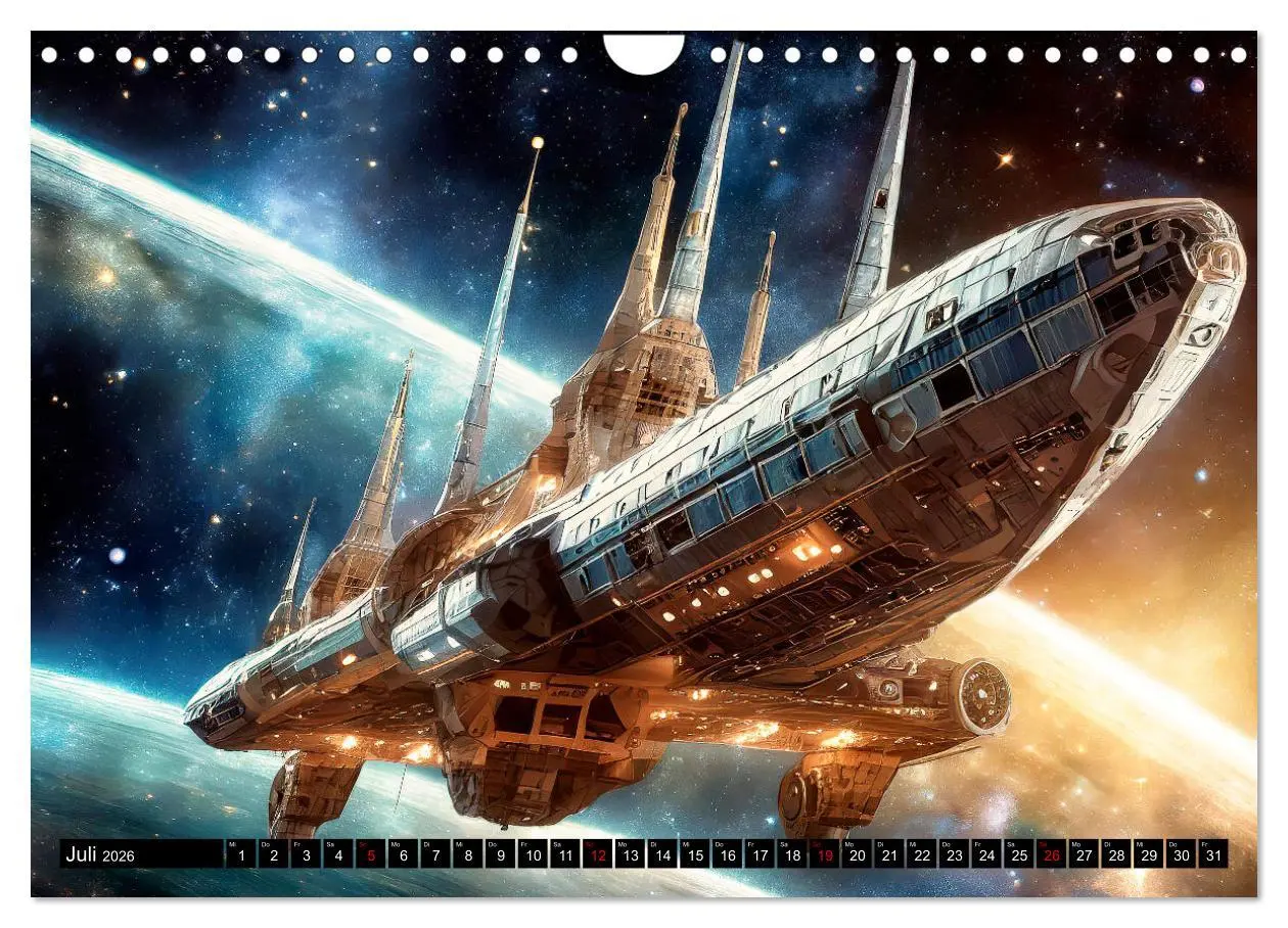 Bild: 9783457339282 | Mobilität im All (Wandkalender 2026 DIN A4 quer), CALVENDO...