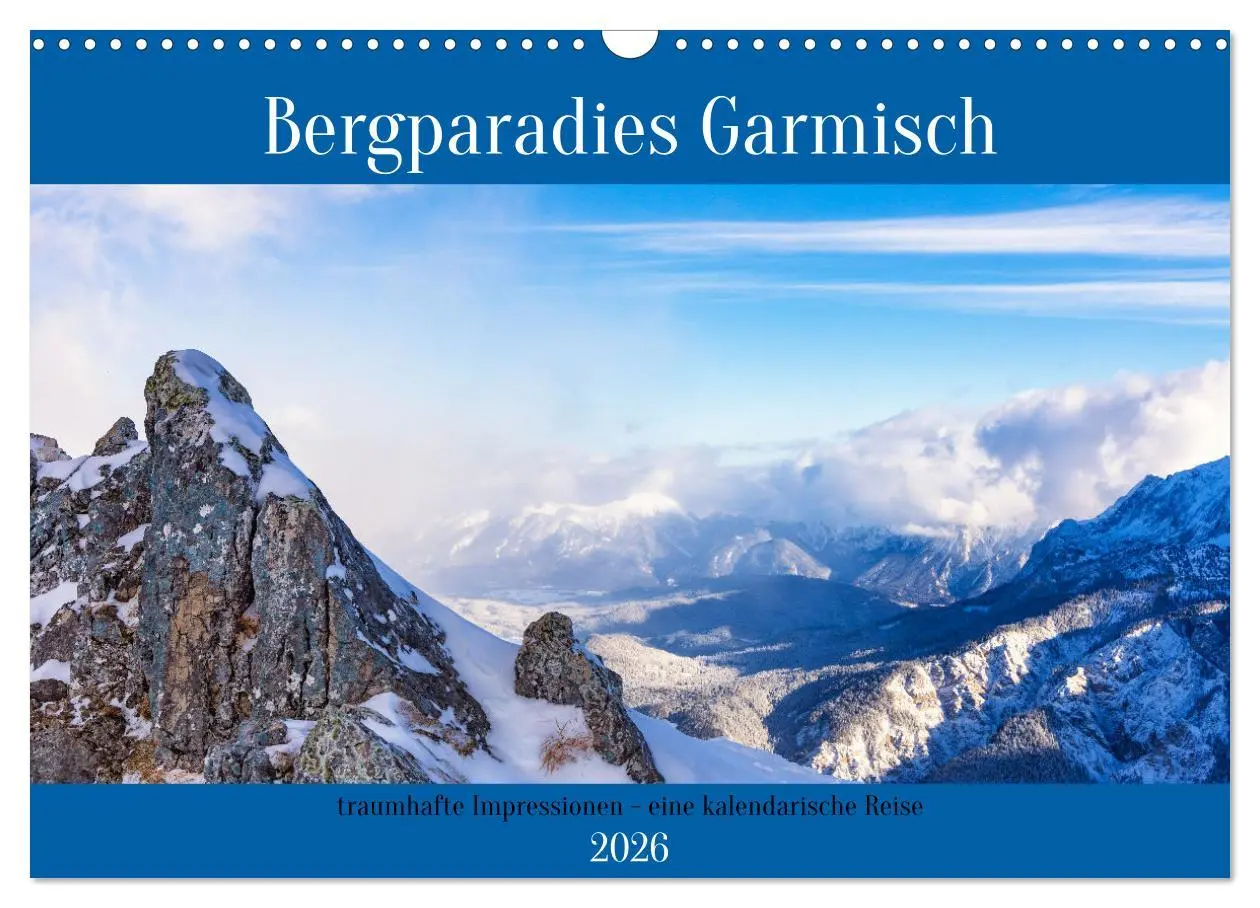 Cover: 9783457579282 | Bergparadies Garmisch - traumhafte Impressionen (Wandkalender 2026...
