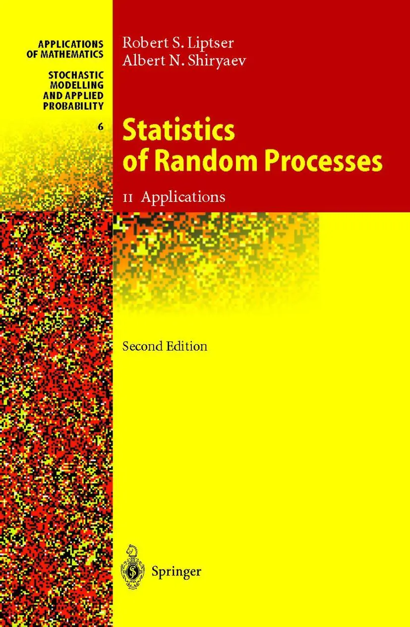 Cover: 9783540639282 | Statistics of Random Processes II | Applications | Liptser (u. a.)