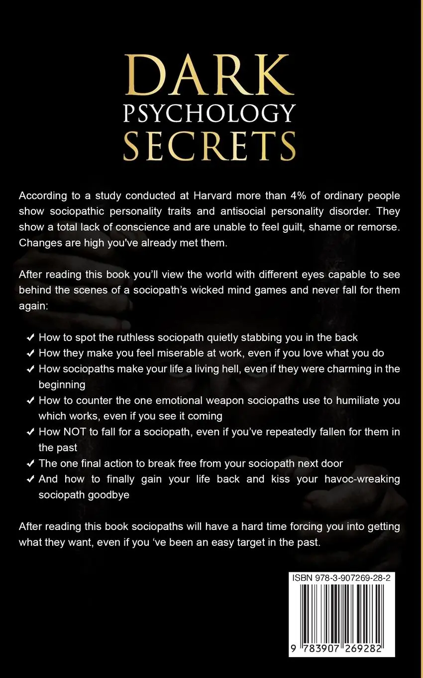 Rückseite: 9783907269282 | Dark Psychology Secrets | Patrick D. Lightman | Taschenbuch | Englisch
