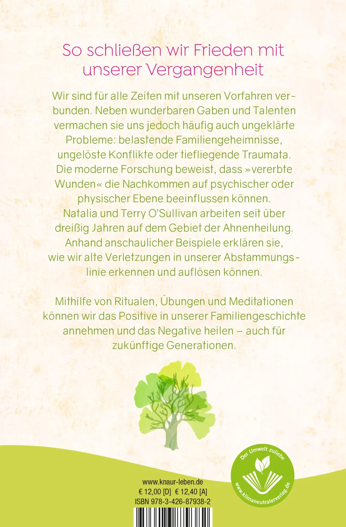 Rückseite: 9783426879382 | Die prägende Kraft unserer Ahnen | Terry O'Sullivan (u. a.) | Buch